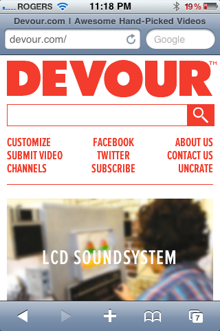 A bigger header alternative layout with @media